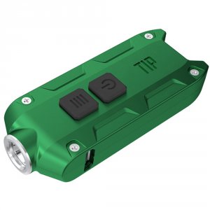 Nitecore TIP GREEN Tip Rechargeable Keychain Light-green