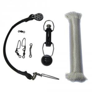 Rupp CA-0113 Rupp Center Rigging Kit Wklickers - White Nylon 45