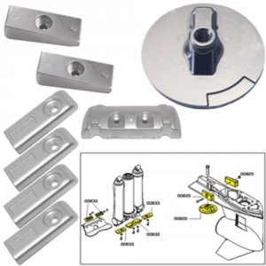 Tecnoseal CW52042 Aluminum Anode Kit For Mercury Verado 6