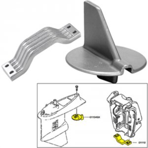 Tecnoseal 21102 Anode Kit W3hardware - Yamaha 150-200hp Left Hand Rota