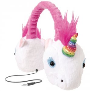 Retrak ETAUDFUNIC (r)  Retractable Animalz Headphones (unicorn)