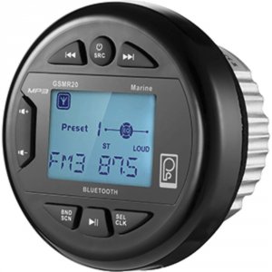 Poly-planar GSMR20 Amfm Bluetooth Gauge Series Marine Radio