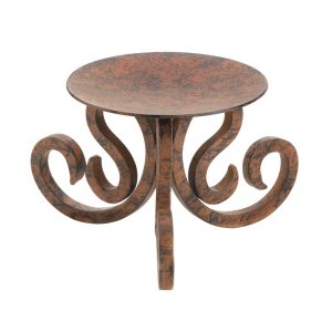 Gallery 10015379 Rustic Scrollwork Candle Stand