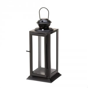 Gallery 10015418 Black Colonial Rectangle Lantern