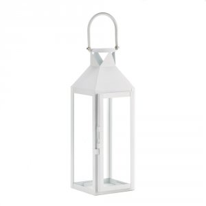 Gallery 10015429 White Manhatten Candle Lantern