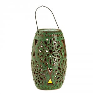 Gallery 10015449 Cutout Candle Lantern With Led Candle