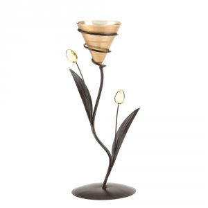 Gallery 10015657 Golden Dawn Lily Candle Holder