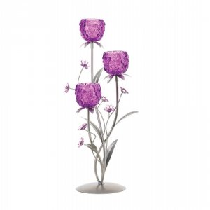 Gallery 10015950 Fuchsia Blooms Candleholder