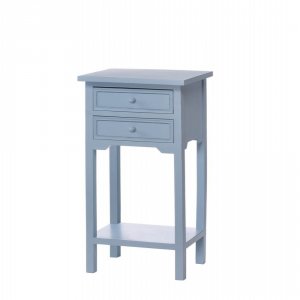 Accent 10015982 Two Drawer Wood Side Table