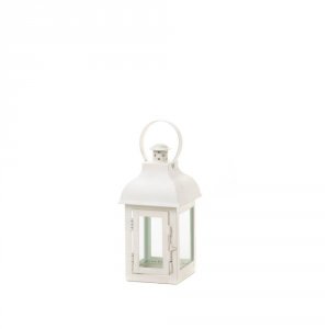 Gallery 10015995 Gable Small White Lantern