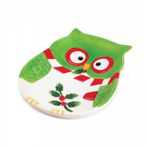 Christmas 10016065 Holiday Hoot Small Plate