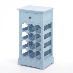 Accent 10016135 Somerset Blue Wine Cabinet