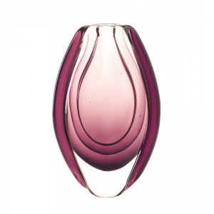 Accent 10016152 Wild Orchid Art Glass Vase