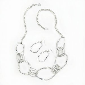 Breezy 10016234 Woven Circles Jewelry Set