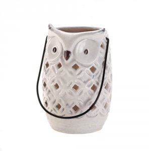 Gallery 10016511 White Owl Lantern