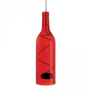 Gallery 10016789 Orange Bottle Hanging Candleholder