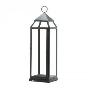 Gallery 10016910 Extra Tall Black Contemporary Lantern