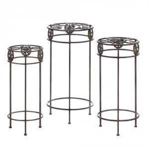 Accent 10017001 Lonestar Horseshoe Plant Stand Trio