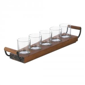 Gallery 10017043 Wooden Tray Candleholder