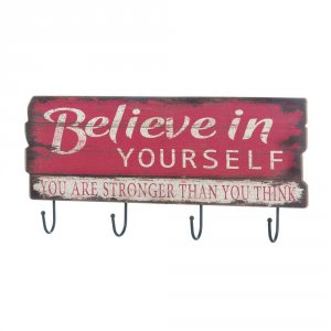 Accent 10017048 Believe In Yourself Wall Hook