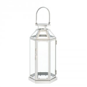 Gallery 10017121 Steel Symmetry Candle Lantern