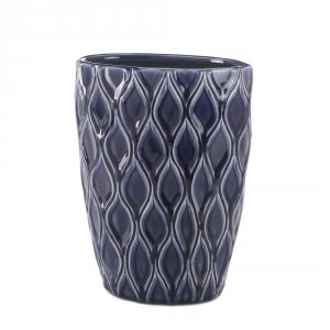 Accent 10017157 Deep Blue Wide Vase