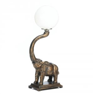 Gallery 10017184 Trumpeting Elephant Globe Lamp