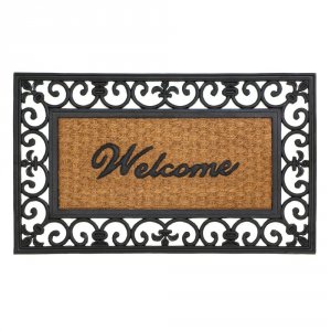 Summerfield 10017417 Fleur-de-lis Framed Entry Mat