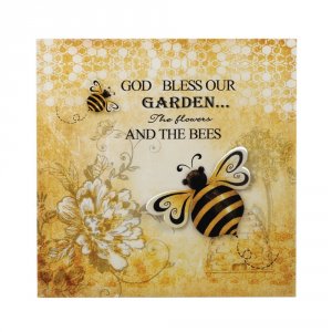 Accent 10017433 Bumble Bee Tin Wall Art