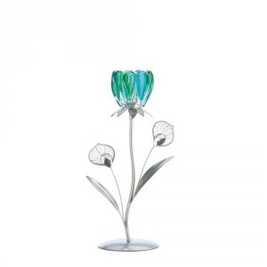 Gallery 10017532 Peacock Bloom Candleholder