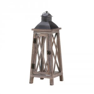 Gallery 10017535 Watchtower Wood Candle Lantern