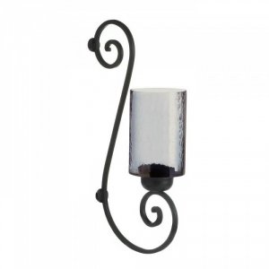 Gallery 10017611 Smoked Glass Wall Sconce