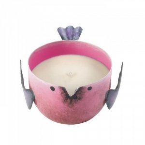 Sunrise 10017666 Pink Berry Sorbet Birdie Candle