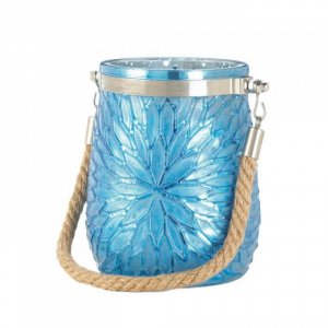 Gallery 10017694 Blue Flower Candleholder