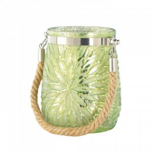 Gallery 10017695 Green Flower Candleholder