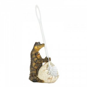 Accent 10017730 Crocodile Family Toilet Brush Holder