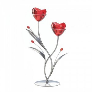 Gallery 10017745 Two Hearts In Bloom Candleholder