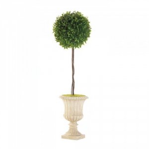 Accent 10017841 2934; Topiary In White Planter