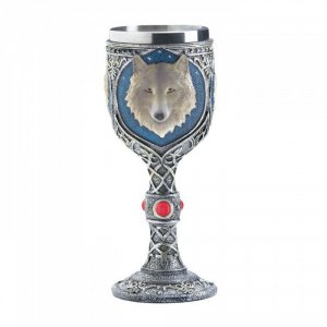 Dragon 10017864 Medieval Timber Wolf Wine Goblet