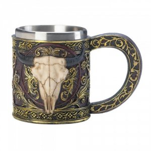 Dragon 10017867 Bull Skull Mug