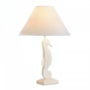 Gallery 10017905 White Seahorse Table Lamp