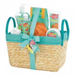 Spa 10017910 Coconut Lime Tropical Spa Basket Set