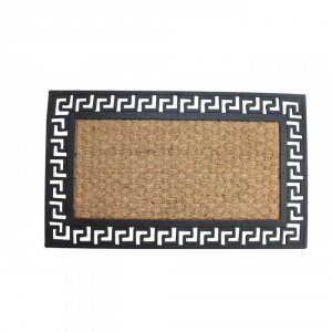 Summerfield 10017937 Welcome Mat With Geometric Border