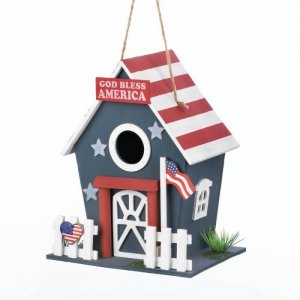 Songbird 10018075 Small Patriotic Birdhouse