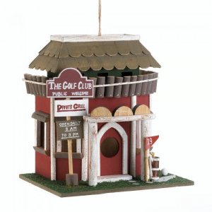 Songbird 10018081 Golf Course Clubhouse Birdhouse