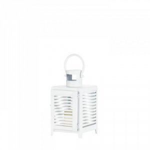 Gallery 10018091 Small White Horizon Lantern