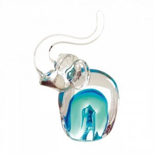 Accent 10018100 Art Glass Elephant Figurine