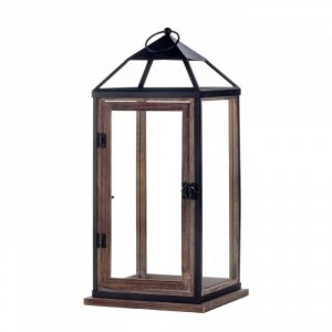 Gallery 10018143 Large Wooden Trim Contemporary Lantern