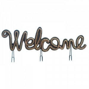 Accent 10018177 Welcome Sign With Hooks