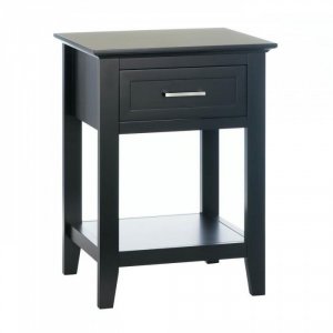 Accent 10018183 Black Crosstown Side Table